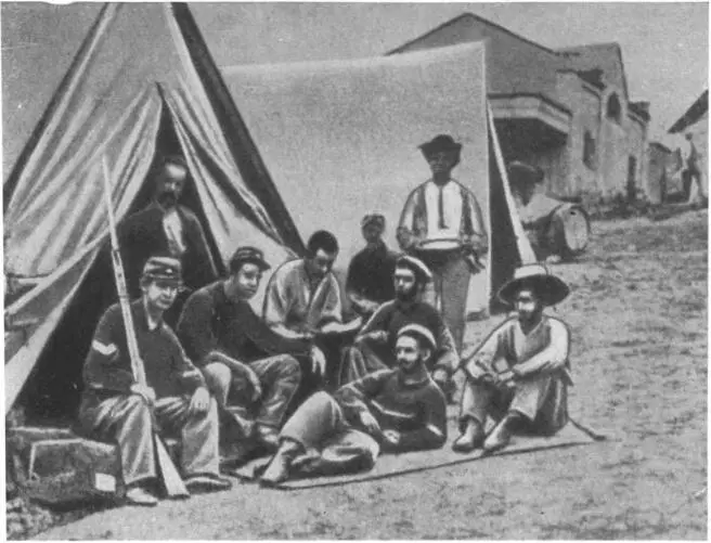 Солдаты Севера на биваке 13 мая 1861 года в декларации королевы Виктории - фото 19