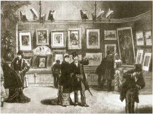 Одна из галерей Поля ДюранРюэля Жорж Сёра Жюри Салона 1885 года - фото 28