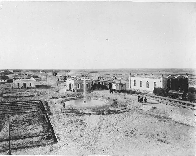 Станция Бахми Транскаспийской железной дороги в 1890 г Вот смотри Брату - фото 20
