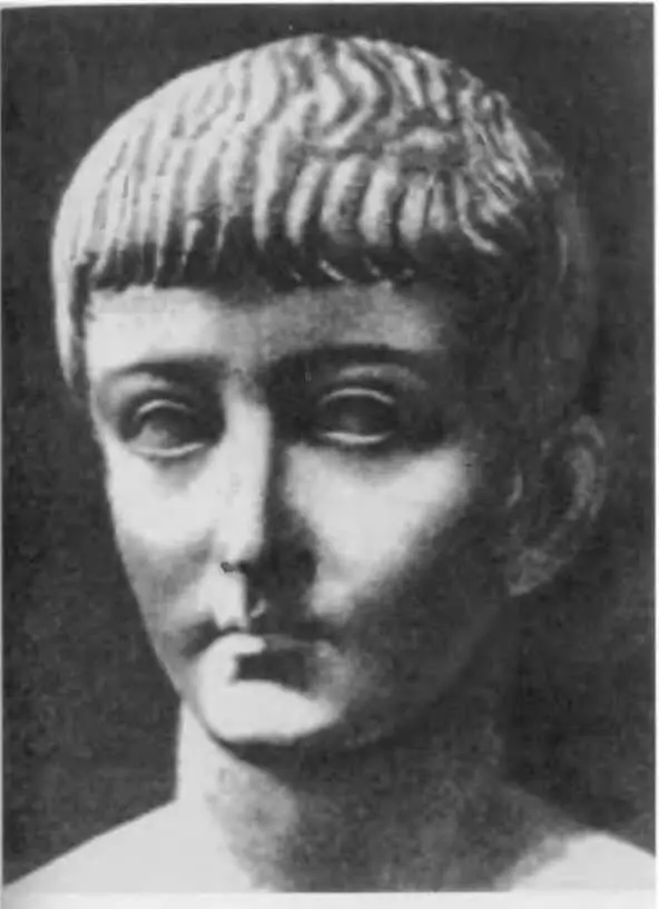 Голова римского юноши I в н э Знатная дама Рубеж нашей эры - фото 4