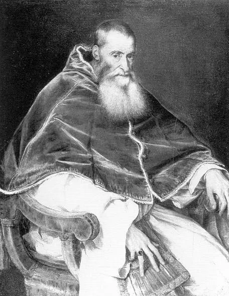 Папа римский Павел III Художник Тициан Башня Святого Ангела Вид с юга - фото 6