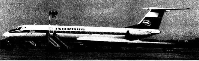 Ту134А авиакомпании Интерфлюг в аэропорту Шенефельд 1990 год Пол Даффи - фото 176