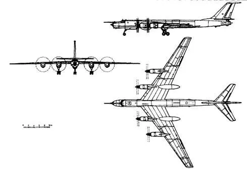 Ту142 Ту142 Условное обозначение НАТО Bear F Н И J В середине - фото 181