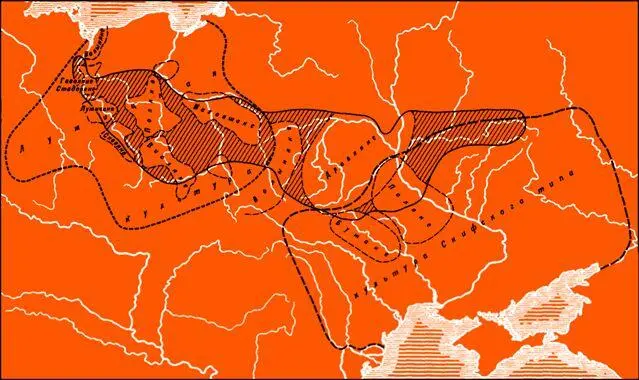 Союзы славянских племен по Нестору и археологические локальные группы эпохи - фото 41