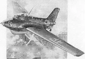 Серийный перехватчик Me163A Комет 1944 г Проект истребителя Гота - фото 97
