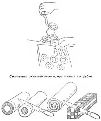 Сочетание песочного теста различных цветов Муку сахар масло и яйцо мелко - фото 20