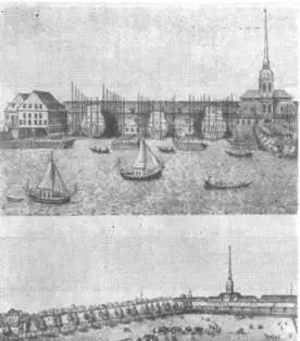 Главное Адмиралтейство в СПетербурге в1725 г с рис Марселиса ок 1725 - фото 23
