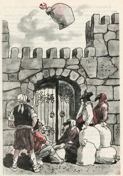 Птичка же снова прилетела в селение где жил отец с Урсулетой и мачехой и - фото 22