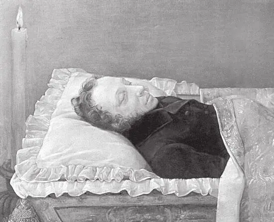 Пушкин в гробу А А Козлов 1837 г Пушкина не стало 29 января 1837 года в 2 - фото 73