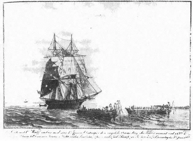 Захват английского брига Тиклер 4 июня 1808 г Рисунок Труслева Королевская - фото 22