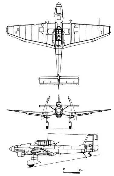 Германский палубный бомбардировщик Ju 87С1 Германский палубный - фото 6