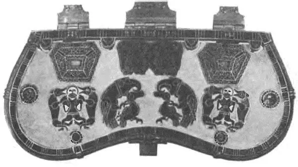 2 Декоративная крышка кошелька Из захоронения корабля в СаттонХу Британский - фото 10