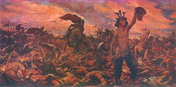 И Глазунов Временный перевес татар В критическую минуту засадный полк ударил - фото 13