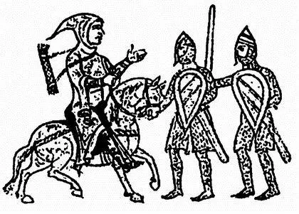 Арест Ричарда I С миниатюры из Liber ad honor em Augusti Петра из Эболиу - фото 69