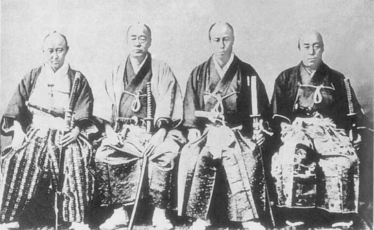 Посольство 1862 г Такэноути второй слева Фукути Гэнъитиро Ни один японский - фото 31