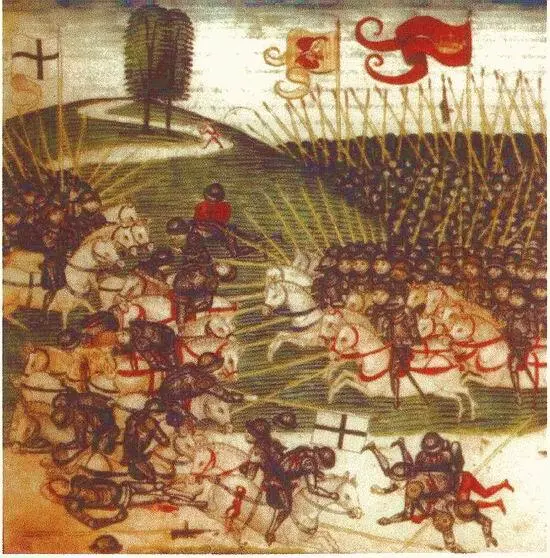 Грюнвальдская битва Миниатюра из хроники Д Шиллинга XV в Заключительная - фото 96