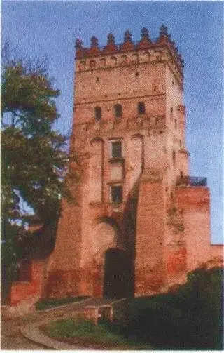 Башня Люборта в Луцком замке Современный вид Съезд в Луцке Картина Й - фото 114
