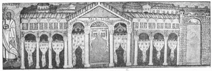 Рис 46 Передний фасад главного здания дворца Теодориха в Равенне Рис - фото 54