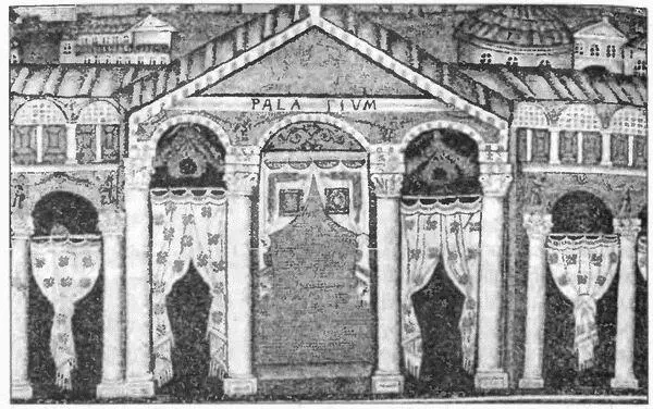 Рис 47 Фронтон главного здания дворца Теодориха в Равенне В центре - фото 55
