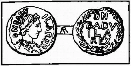 Рис 90 Тотила портрет на серебряной монете Завоевав Рим Тотила - фото 101