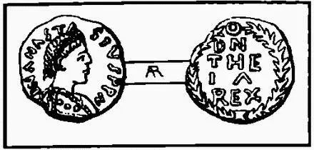 Рис 93 Серебряная монета Тейи с портретом покойного императора Анастасия I - фото 104