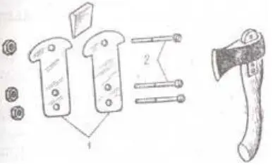 Рис 39 Вариант крепления топора Рис 40 Конусовая расточка отверстия - фото 86