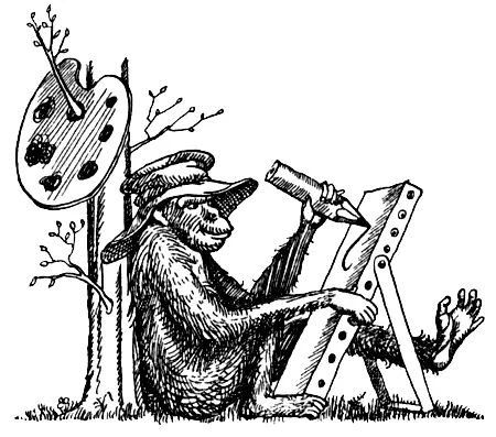 Галка с карандашом Браться за карандаш могут не только обезьяны В живом - фото 153