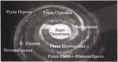 Рис 2013 Современная схема спиральных рукавов нашей Галактики Спиральные - фото 142