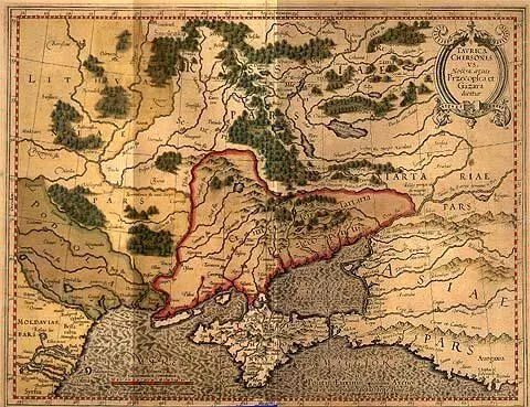 На карте Тартария находится на землях казаков 5 Isaac Massa 1620 Russiae - фото 16