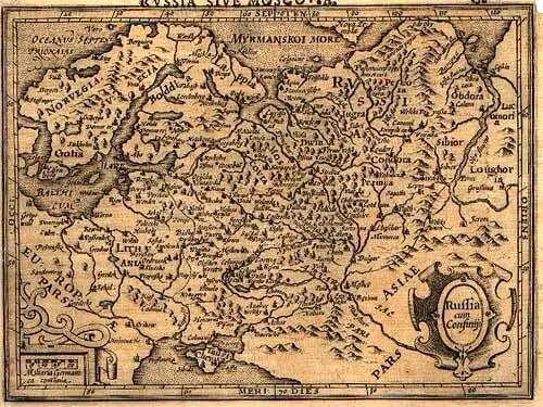 Тартария на Дону Готия в Швеции 7 Olearius Adam 1669 A new map of - фото 18
