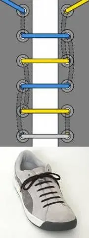 6 Оригинальный дизайн перпендикулярные отрезки шнуровки снаружи совмещены с - фото 5