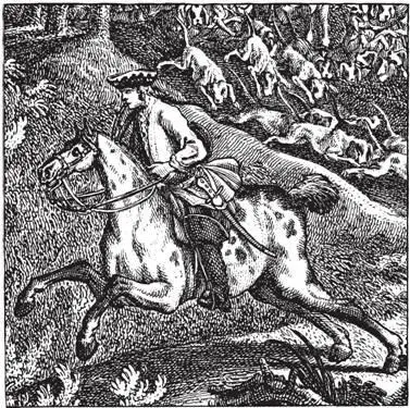 Рис 13 Фрагмент гравюры Загонная охота на оленя ИЭ Ридингера 16981747 - фото 13