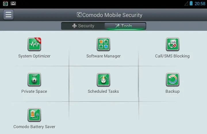 Comodo Mobile Security дополнительные инструменты Кроме вирусов и троянов - фото 98