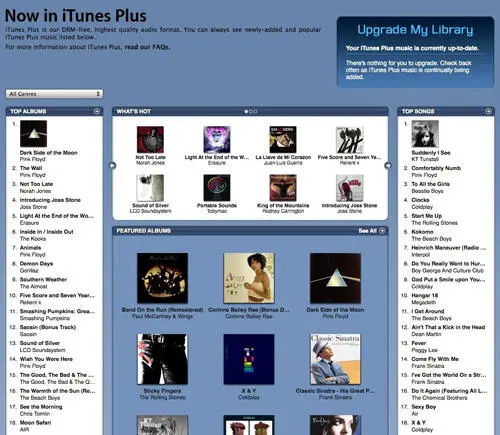 Наконец в мае 2007 года в iTunes Store появились записи без защиты DRM и - фото 41