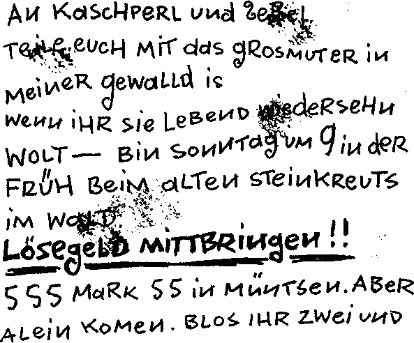 Herr Dimpfelmoser fand dieser Brief sei die allerunverschämteste - фото 24