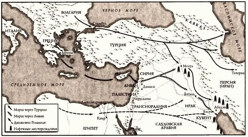Германская Буря в пустыне 1941 год Отчасти эта операция была вызвана - фото 15