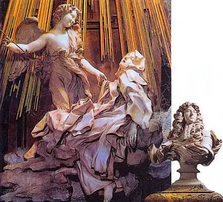 Л Бернини Экстаз святой Терезы мрамор 16451652 Эта скульптурная группа - фото 82