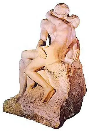 О Роден Поцелуй мрамор 18861898 В отличие от других своих произведений - фото 84