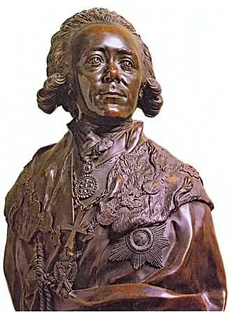 ФИ Шубин Портрет Павла I бронза 1798 Какими памятниками славится - фото 87