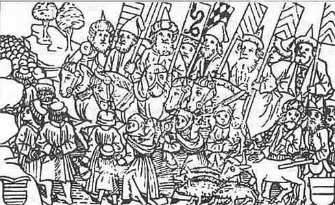 Татары миниатюра XIV в Обратите внимание это европеоиды с окладистыми - фото 85