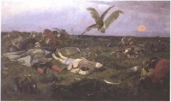 В М Васнецов После побоища Игоря Святославовича с половцами 1880 год Фото - фото 151