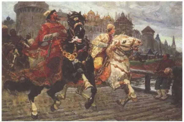 М И Авилов Поездка молодого царевича Ивана Васильевича 1911 год Фото - фото 158