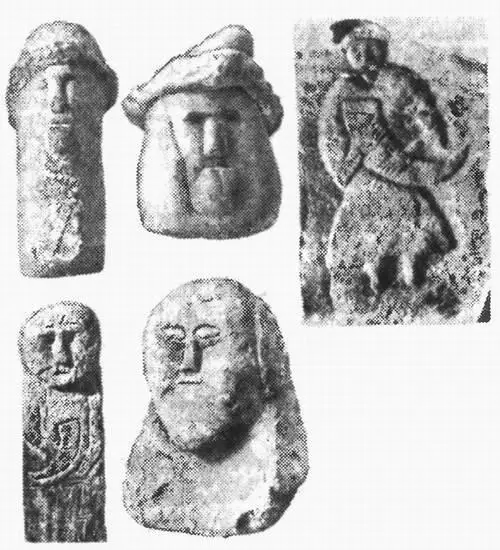 Каменные идолы славян Симаргл и два грифона Суздальские врата XIII в - фото 72
