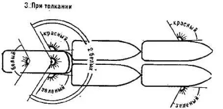 Рис 141 Схема расположения ходовых огней на морских буксирах 3 Парусные - фото 231
