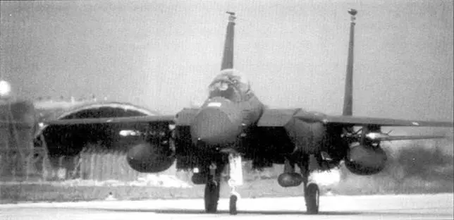 Истребительбомбардировщик F15E Страйк Игл вернулся на авиабазу Авиано после - фото 58