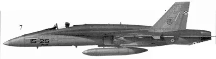 7 Истребительбомбардировщик МакдоннеллДуглас EF18B Хорнет бортовой номер - фото 78