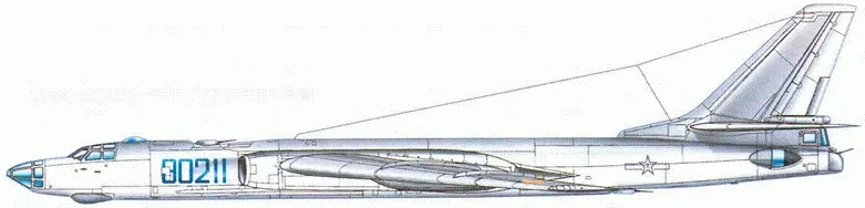 Китайский ядерный бомбардировщик Н6А Ту16Р ВВС Египта 1970 г - фото 173