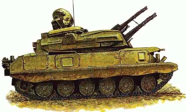 В 1973 году во время войны на Ближнем Востоке зенитные установки ЗСУ234 сбили - фото 170