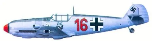 Bf 109Е комэска 2 JG 26 оберлейтенанта Фрица Лозигейта март 1940 Bf - фото 45