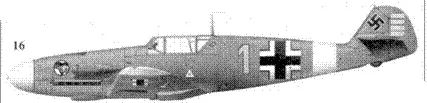 16 Bf109F2Trop желтая 1 командира 3JG27 оберлейтенанта Герхарда - фото 42
